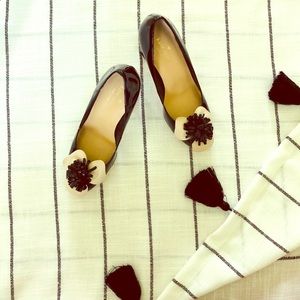 Black Heels with Flower